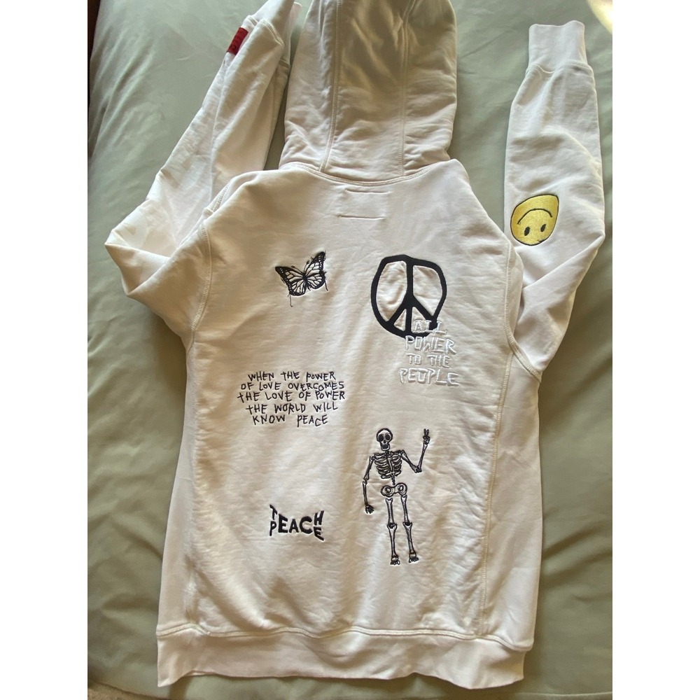 Chnge Hoodie Love Peace Power Sweatshirt Oversized Medium Organic Change s64